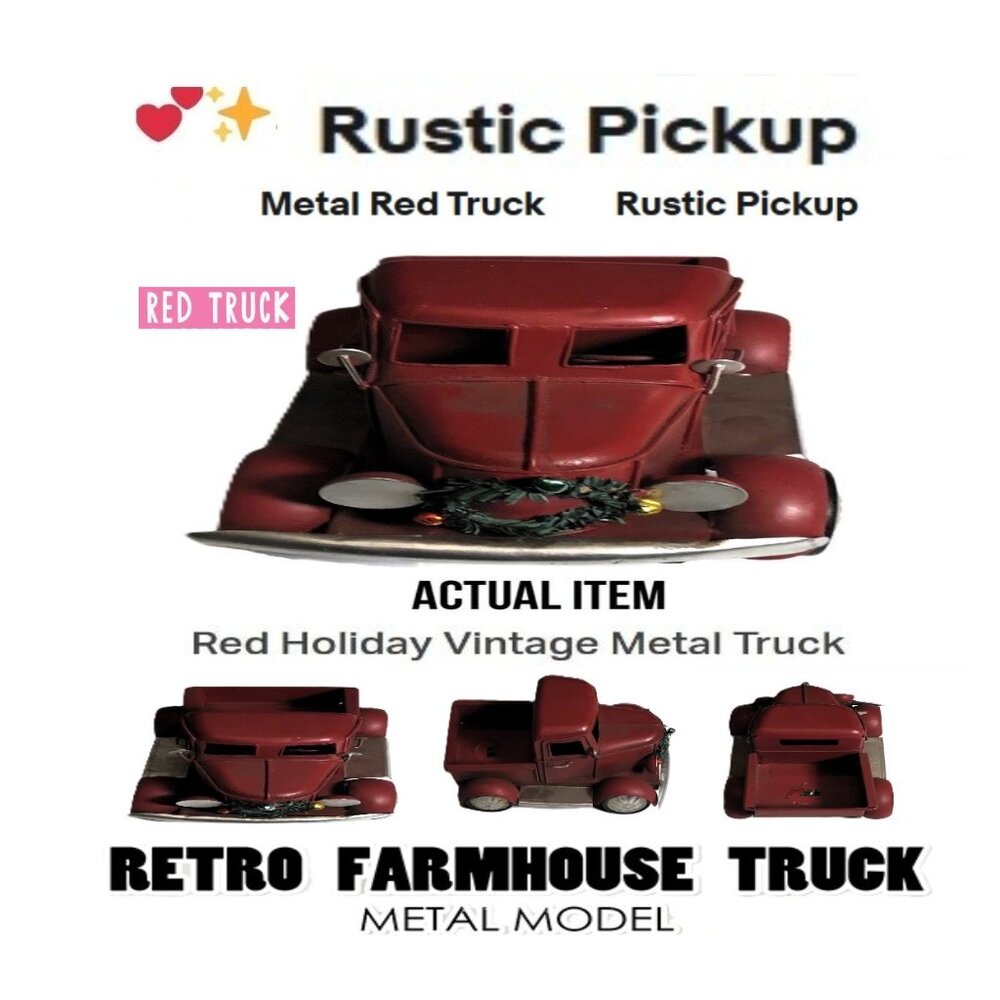🛑 PICKUP Vintage ➕ TRUCK Display Decor Accent Desk Home Office 💸BUY NOW‼️